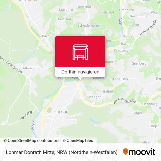 Lohmar Donrath Mitte Karte