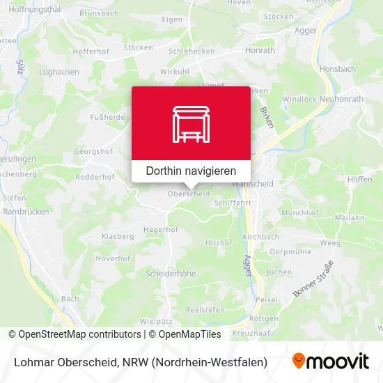 Lohmar Oberscheid Karte