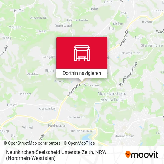 Neunkirchen-Seelscheid Unterste Zeith Karte