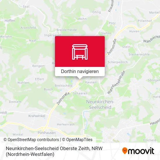 Neunkirchen-Seelscheid Oberste Zeith Karte