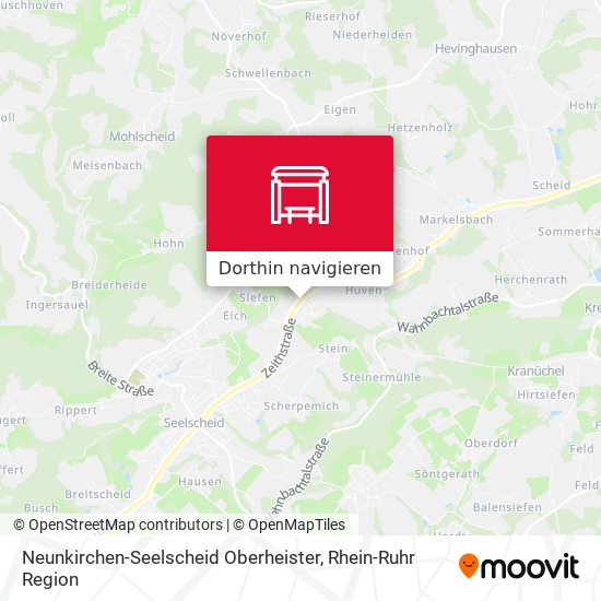 Neunkirchen-Seelscheid Oberheister Karte