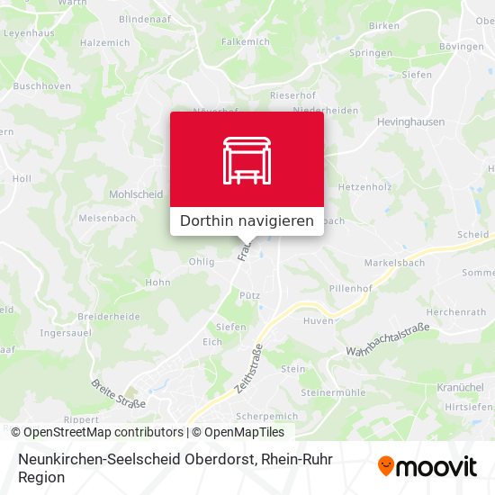 Neunkirchen-Seelscheid Oberdorst Karte