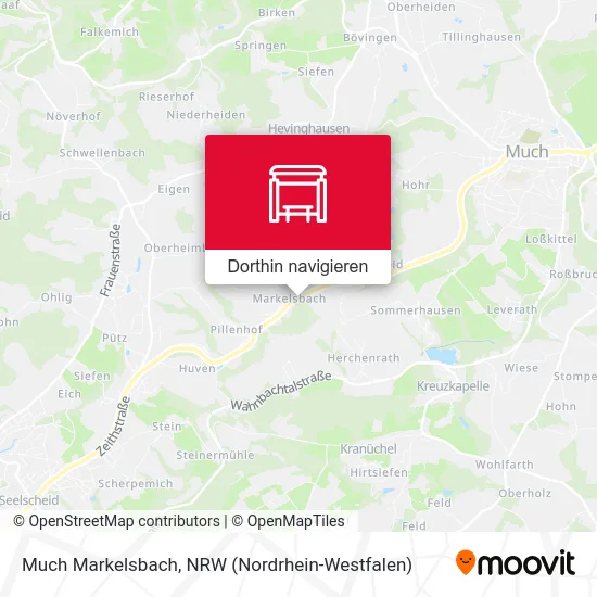 Much Markelsbach Karte