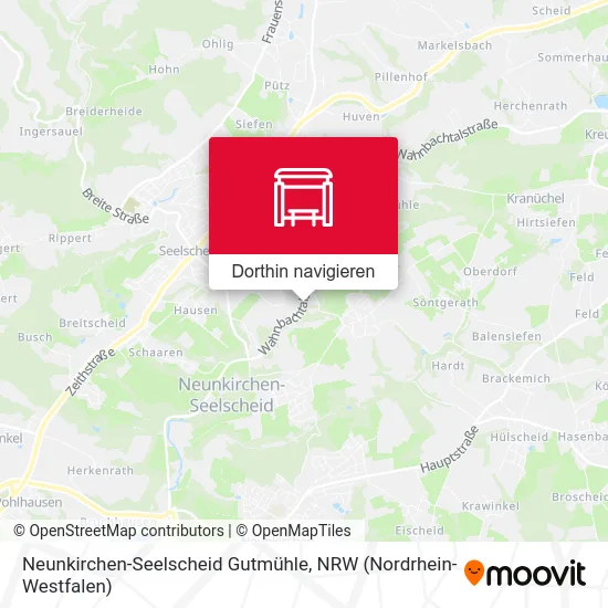 Neunkirchen-Seelscheid Gutmühle Karte