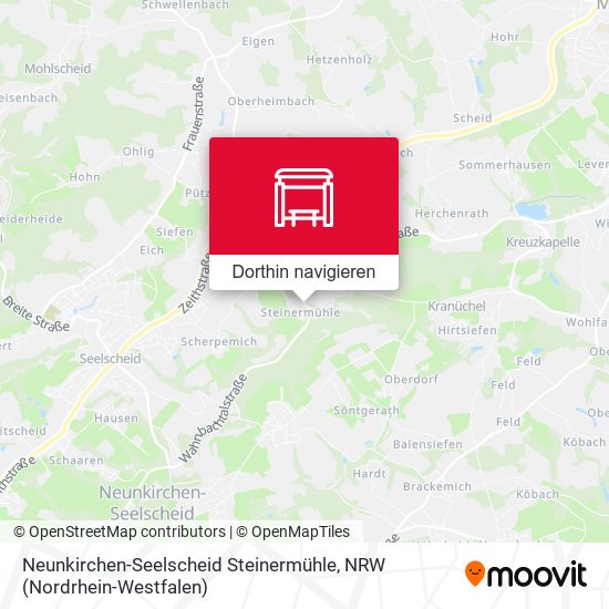 Neunkirchen-Seelscheid Steinermühle Karte