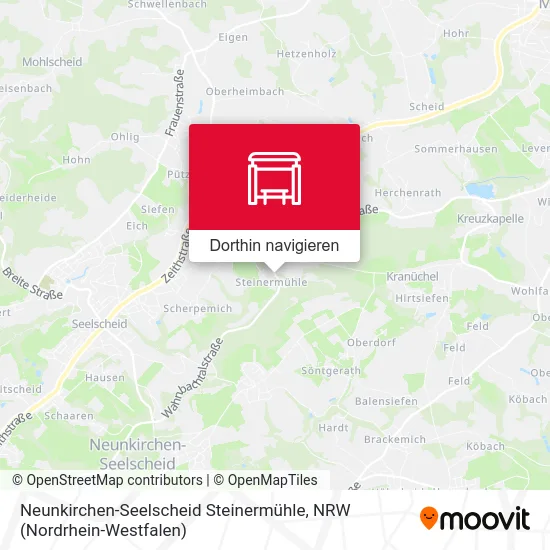 Neunkirchen-Seelscheid Steinermühle Karte