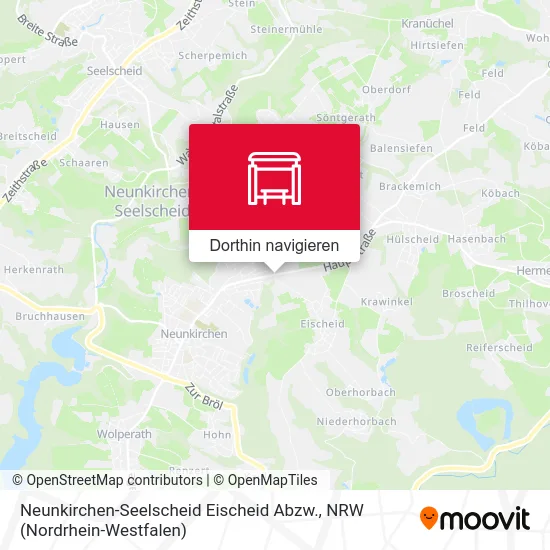Neunkirchen-Seelscheid Eischeid Abzw. Karte