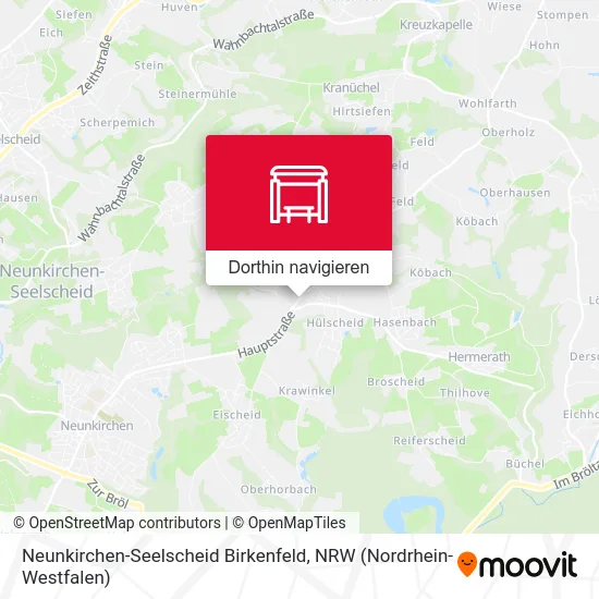 Neunkirchen-Seelscheid Birkenfeld Karte