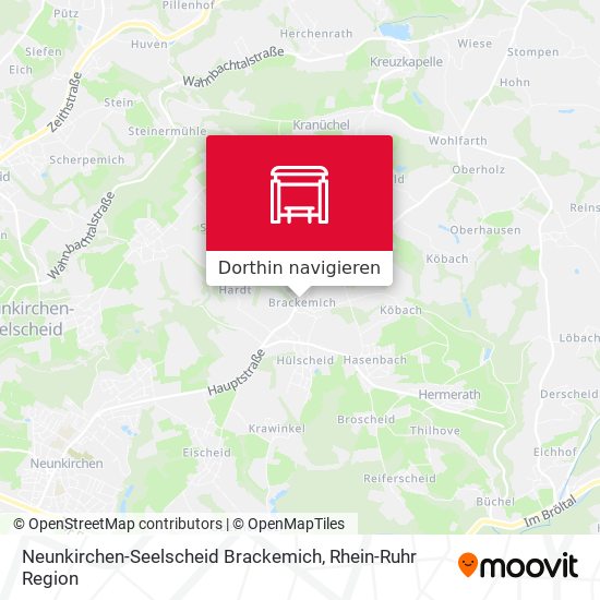 Neunkirchen-Seelscheid Brackemich Karte
