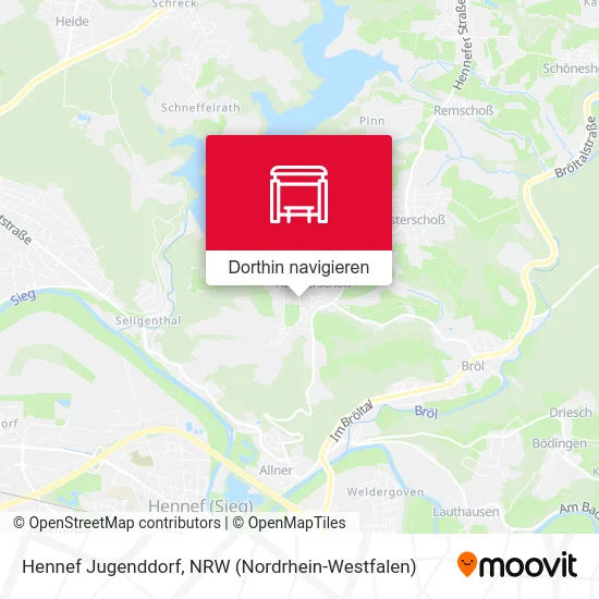 Hennef Jugenddorf Karte