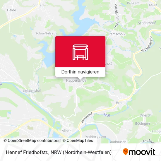 Hennef Friedhofstr. Karte