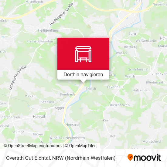 Overath Gut Eichtal Karte
