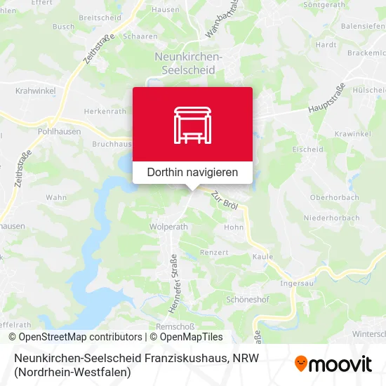 Neunkirchen-Seelscheid Franziskushaus Karte