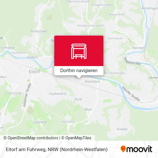 Eitorf am Fuhrweg Karte