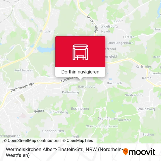 Wermelskirchen Albert-Einstein-Str. Karte