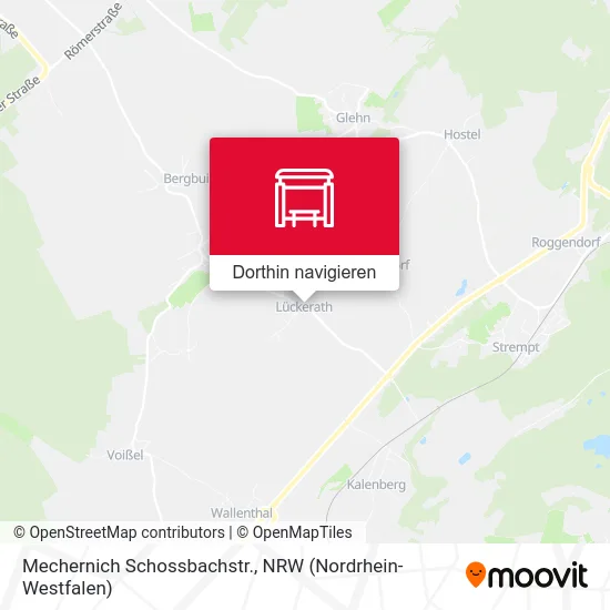 Mechernich Schossbachstr. Karte