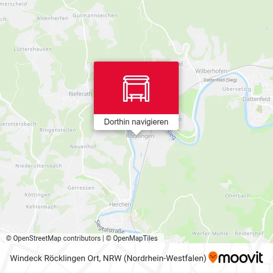 Windeck Röcklingen Ort Karte