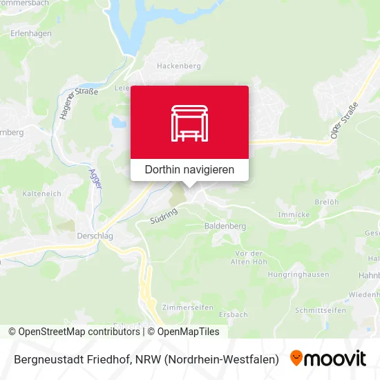 Bergneustadt Friedhof Karte