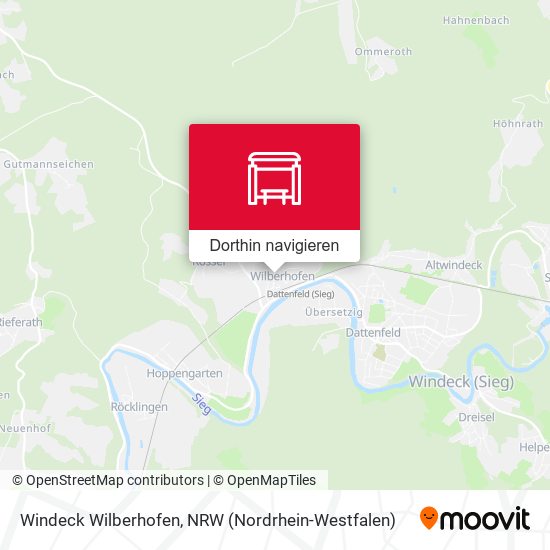 Windeck Wilberhofen Karte