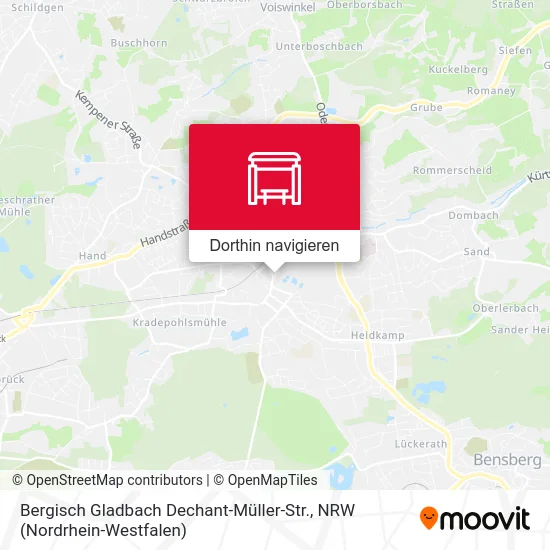 Bergisch Gladbach Dechant-Müller-Str. Karte