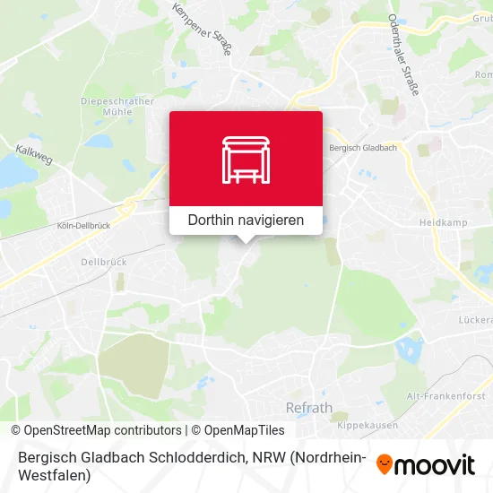 Bergisch Gladbach Schlodderdich Karte