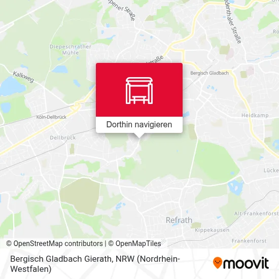 Bergisch Gladbach Gierath Karte