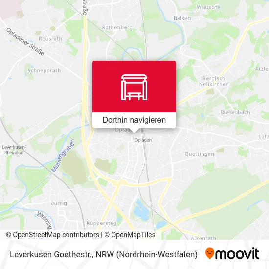 Leverkusen Goethestr. Karte