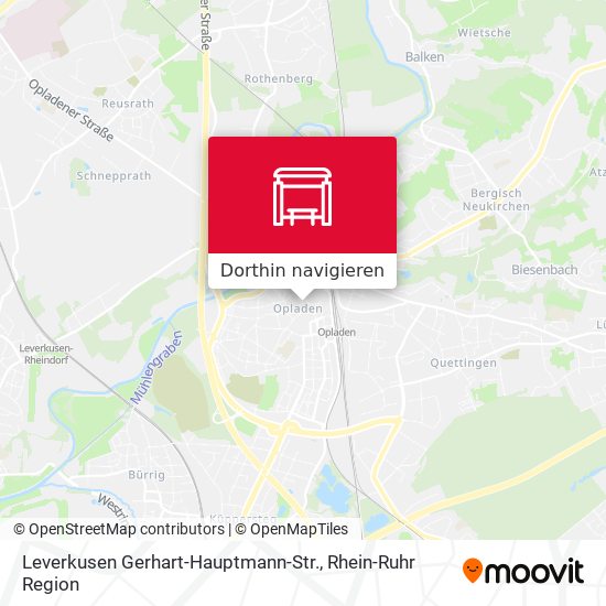 Leverkusen Gerhart-Hauptmann-Str. Karte