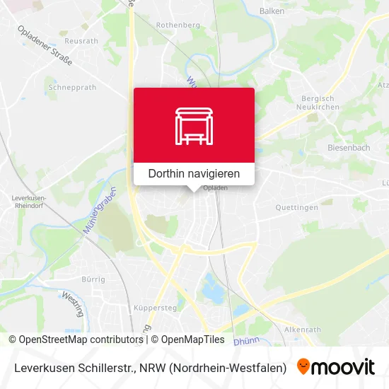 Leverkusen Schillerstr. Karte