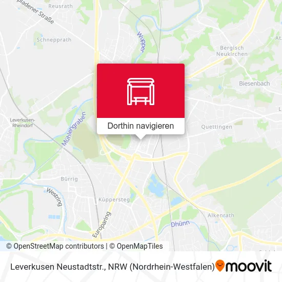 Leverkusen Neustadtstr. Karte