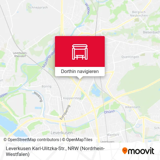 Leverkusen Karl-Ulitzka-Str. Karte