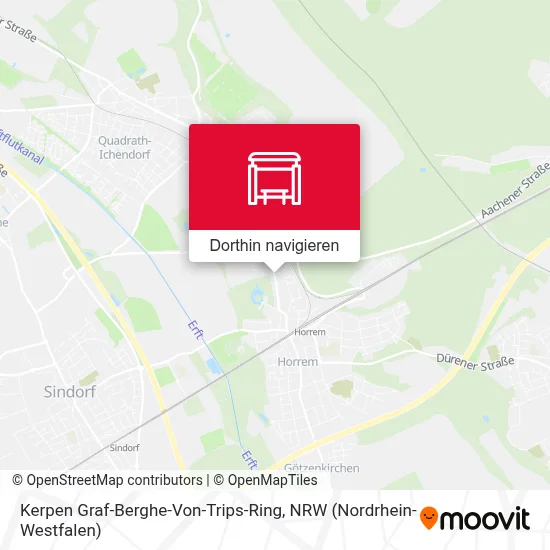 Kerpen Graf-Berghe-Von-Trips-Ring Karte