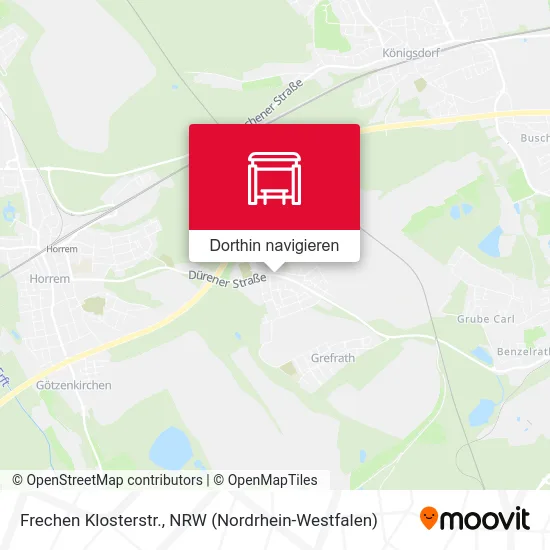 Frechen Klosterstr. Karte