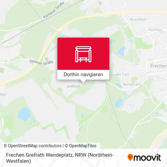 Frechen Grefrath Wendeplatz Karte