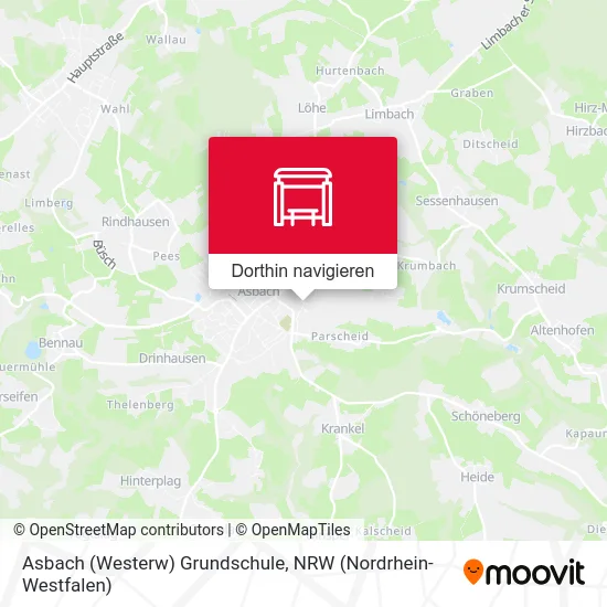 Asbach (Westerw) Grundschule Karte