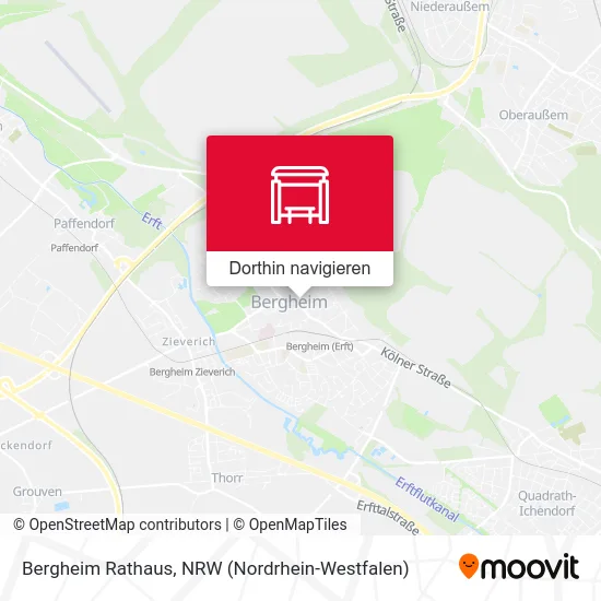 Bergheim Rathaus Karte