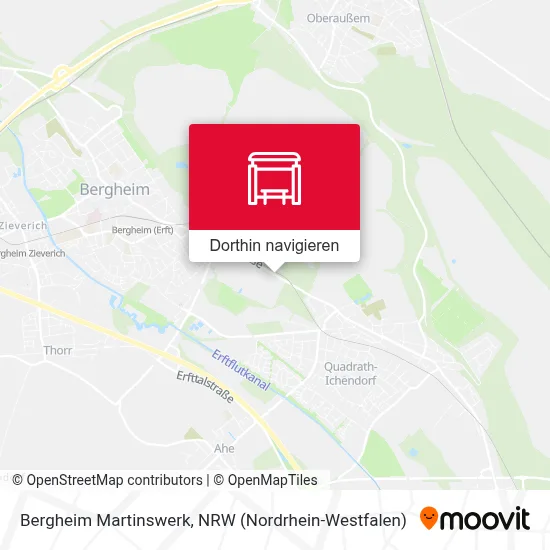 Bergheim Martinswerk Karte
