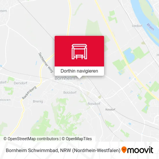 Bornheim Schwimmbad Karte