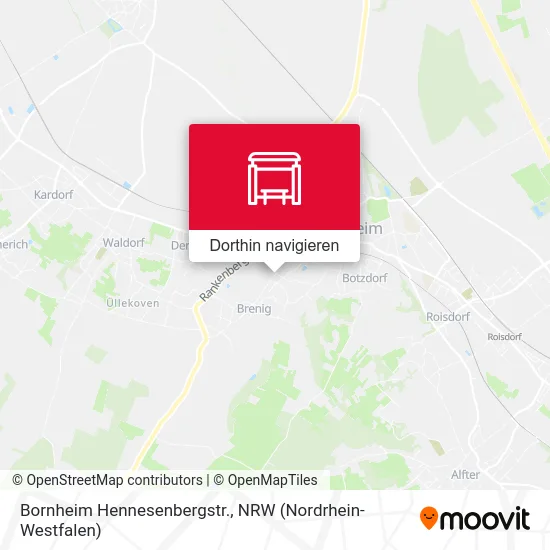 Bornheim Hennesenbergstr. Karte