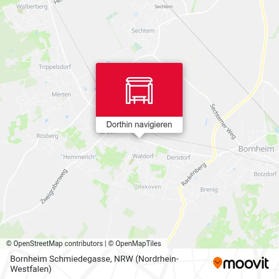 Bornheim Schmiedegasse Karte
