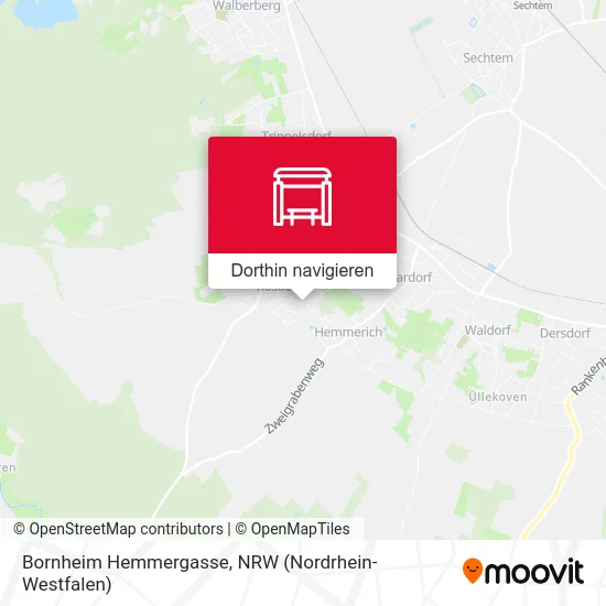 Bornheim Hemmergasse Karte