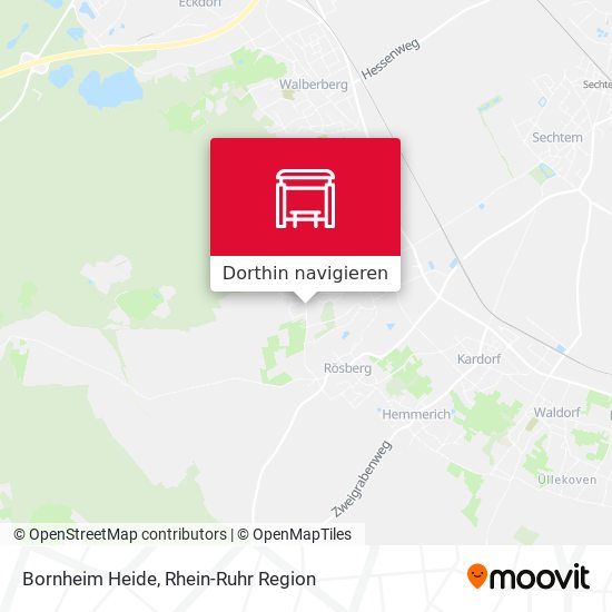 Bornheim Heide Karte