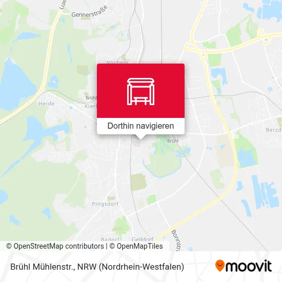 Brühl Mühlenstr. Karte