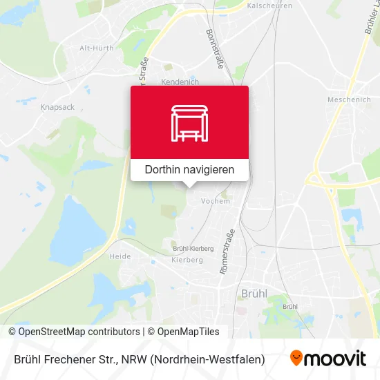 Brühl Frechener Str. Karte