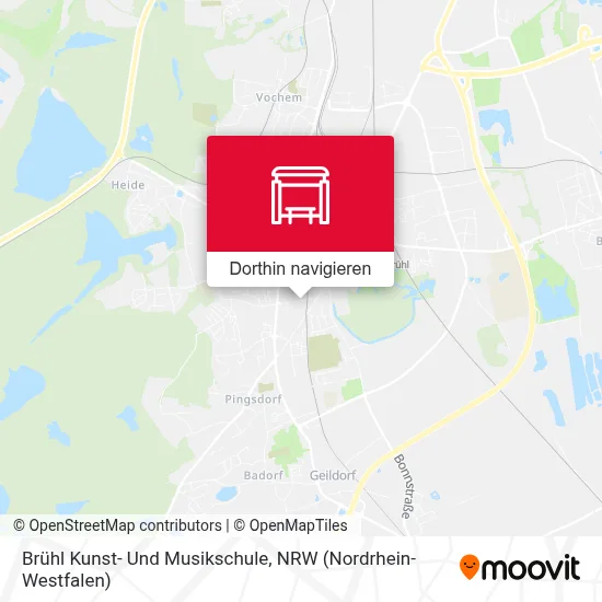 Brühl Kunst- Und Musikschule Karte