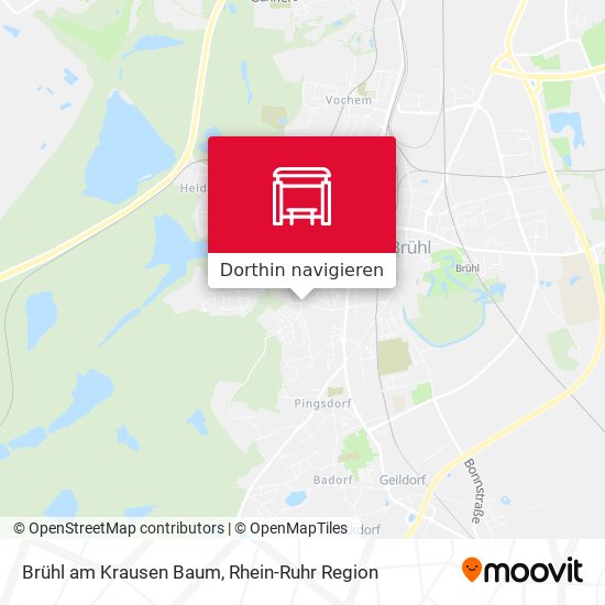 Brühl am Krausen Baum Karte