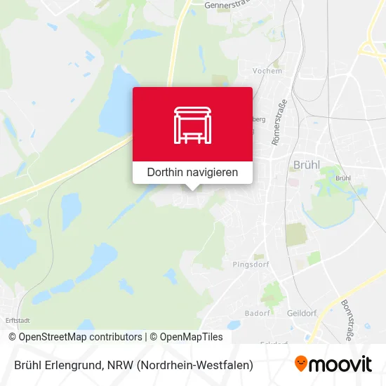 Brühl Erlengrund Karte