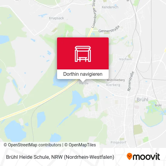 Brühl Heide Schule Karte