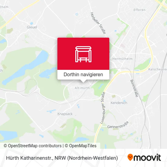 Hürth Katharinenstr. Karte