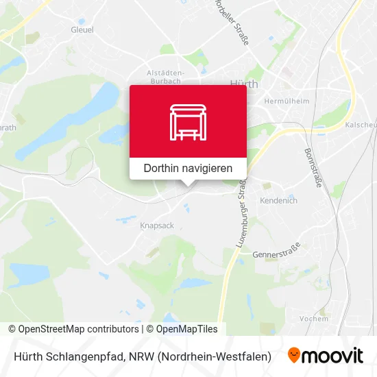 Hürth Schlangenpfad Karte